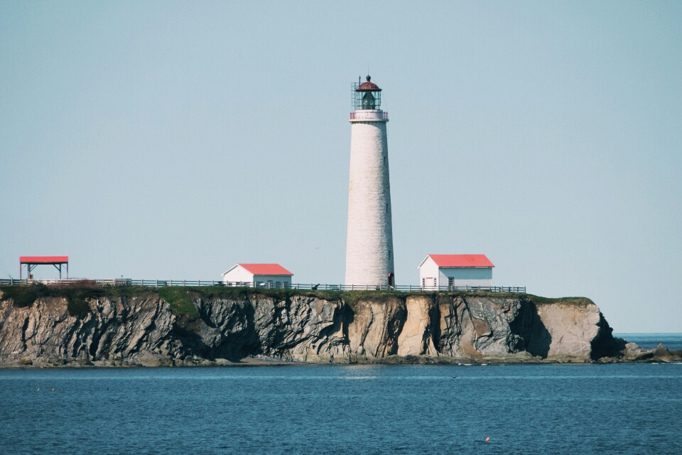 Cap-des-Rosiers Lighthouse, the tallest lighthouse in Canada.